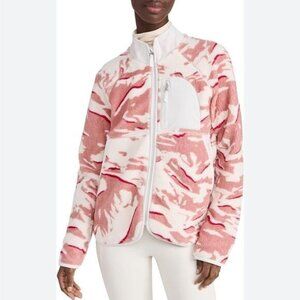 $168, NWT, SWEATY BETTY, "Pennine Zip Through Pinks Peak Print Jacket - XS